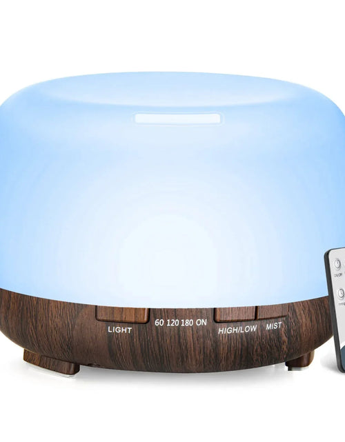 Load image into Gallery viewer, Ultrasonic Aroma Humidifier with Remote &amp; LED Light
