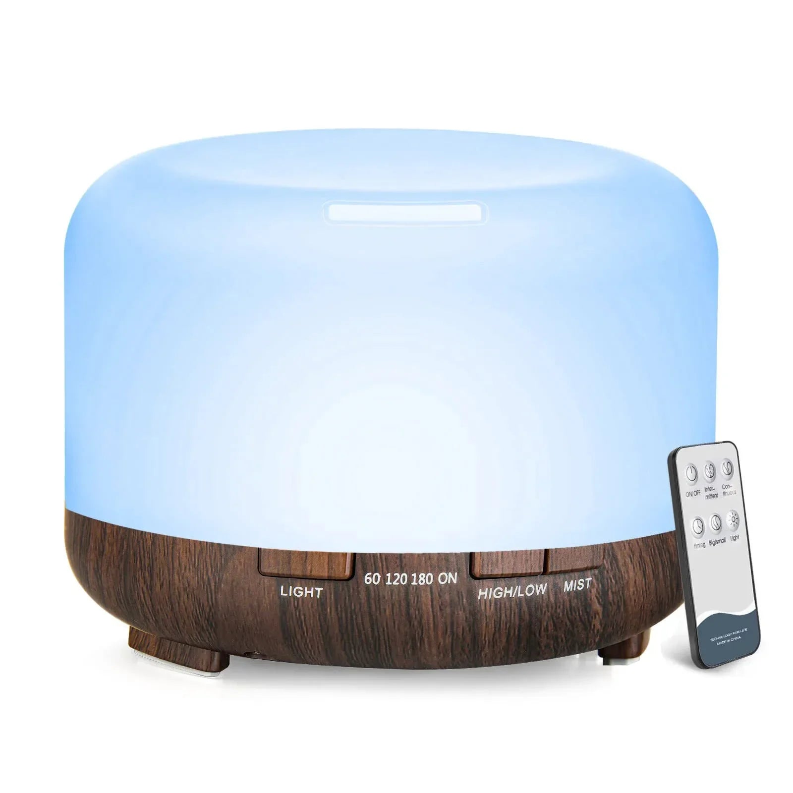 Ultrasonic Aroma Humidifier with Remote & LED Light