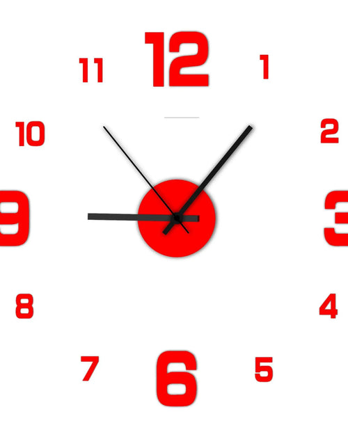 Load image into Gallery viewer, Creative Frameless DIY Wall Clock Wall Decal Home Silent Clock Living Room Office Wall Decoration
