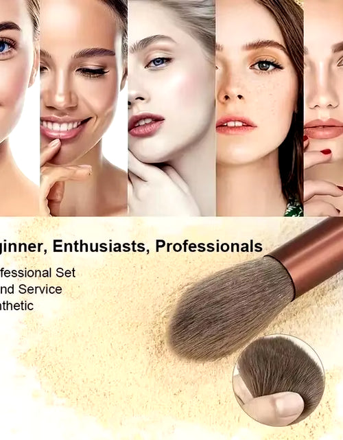 Load image into Gallery viewer, Makeup Brush Set Soft Fluffy Professiona Cosmetic Foundation Powder Eyeshadow Kabuki Blending Make up Brush Beauty Tool Makeup

