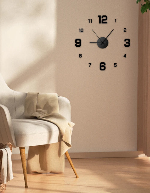 Load image into Gallery viewer, Creative Frameless DIY Wall Clock Wall Decal Home Silent Clock Living Room Office Wall Decoration
