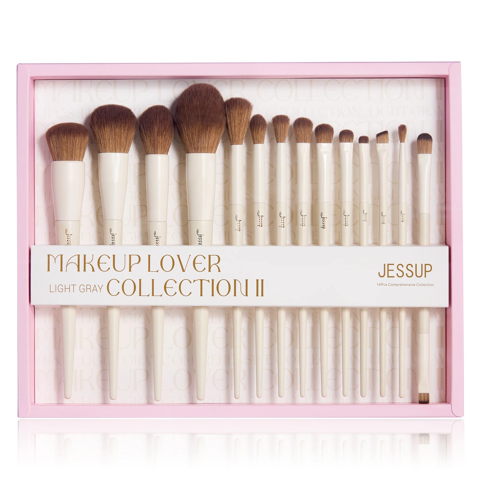 Makeup Brushes 10-14Pc Makeup Brush Set Synthetic Foundation Brush Powder Contour Eyeshadow Liner Blending Highlight T329