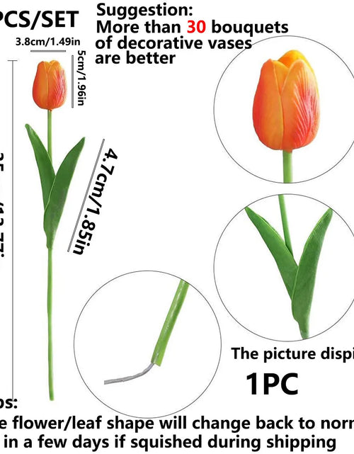 Load image into Gallery viewer, Real Touch Artificial Tulips – DIY Bouquet Flowers for Home Decor, Weddings &amp; Gifts
