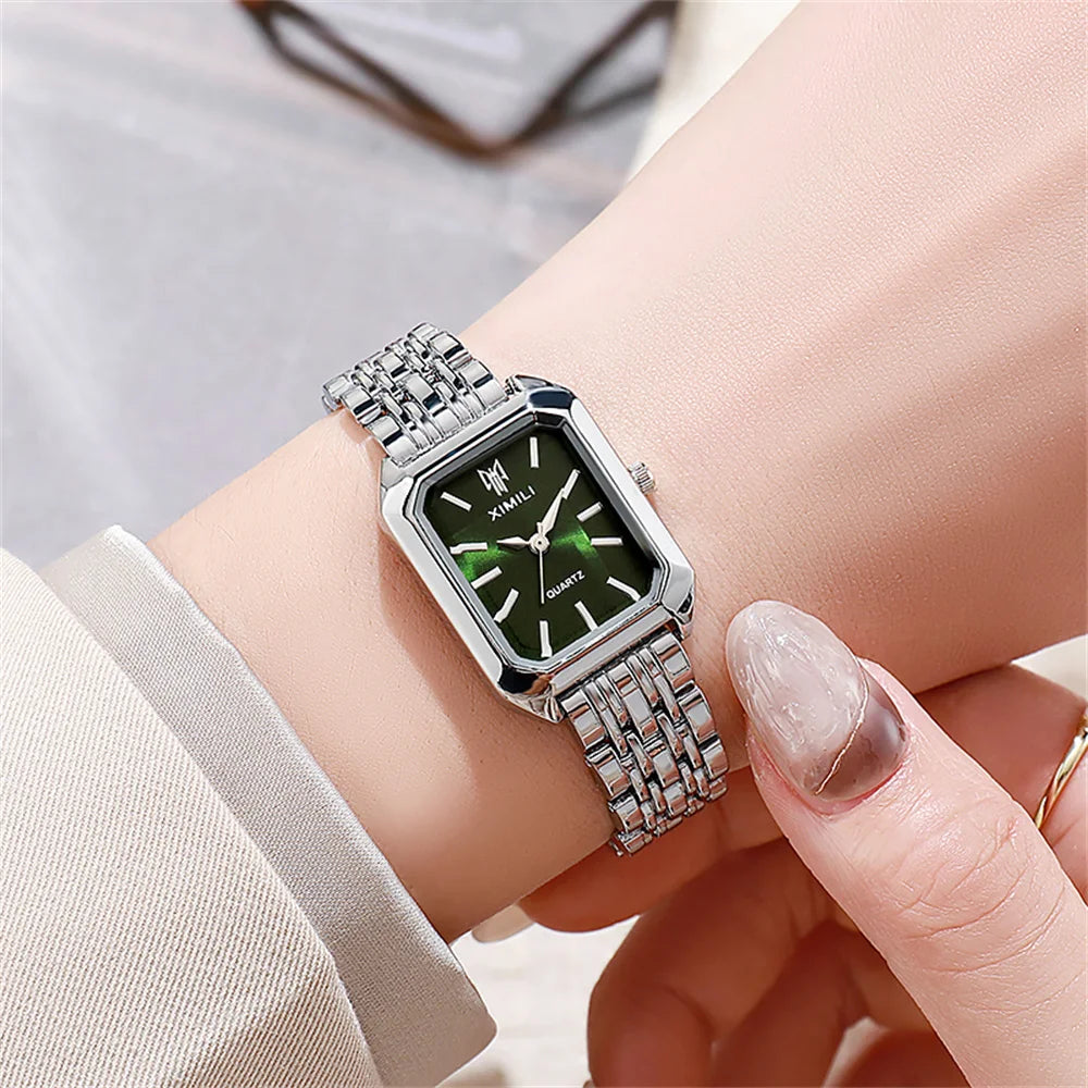 Hot Selling 2025 Fashion Women'S Minimalist Square Quartz Watch 
