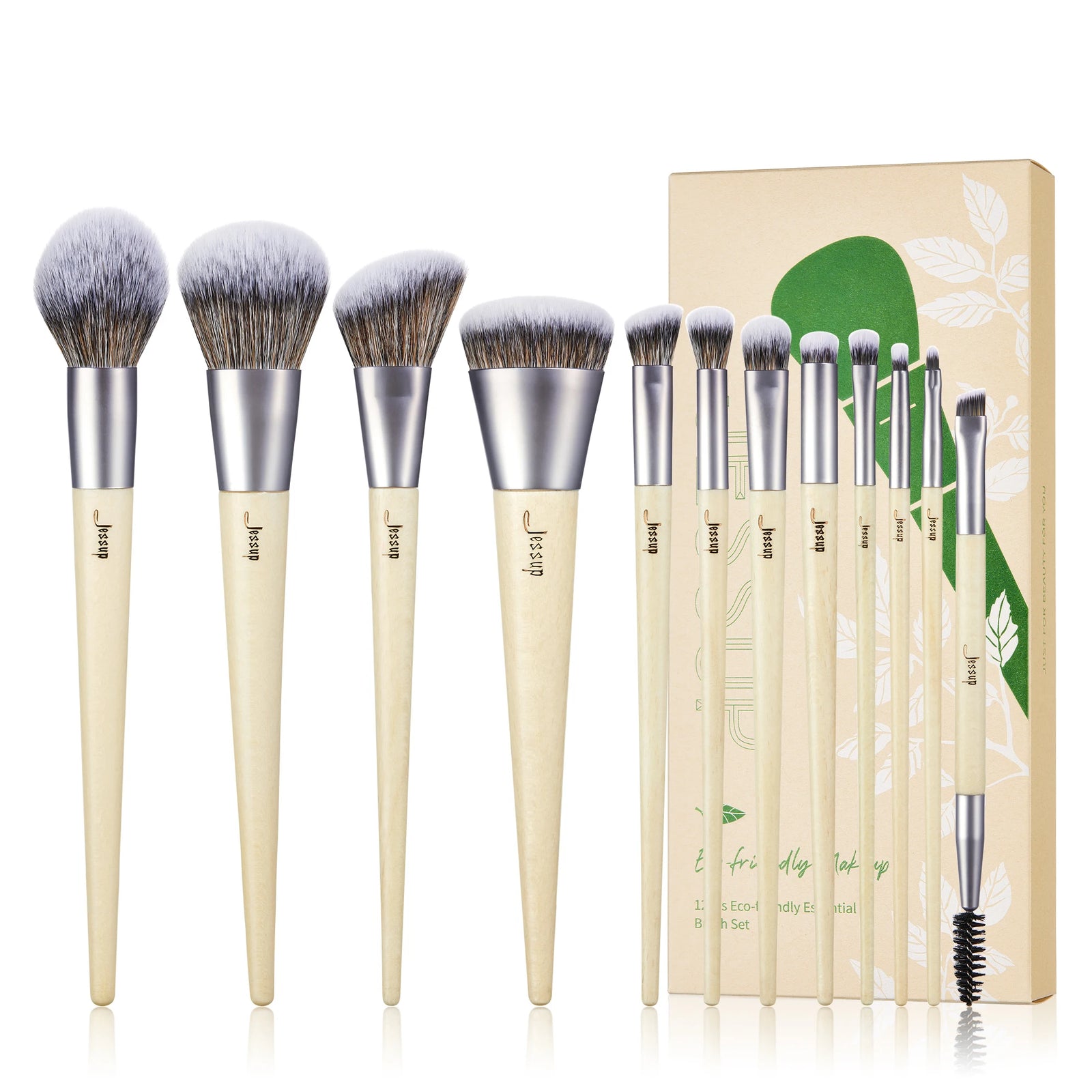 Makeup Brushes 10-14Pc Makeup Brush Set Synthetic Foundation Brush Powder Contour Eyeshadow Liner Blending Highlight T329