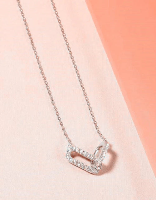 Load image into Gallery viewer, Stylish Double Circle Pendant Necklace
