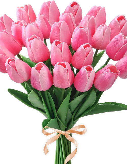 Load image into Gallery viewer, Real Touch Artificial Tulips – DIY Bouquet Flowers for Home Decor, Weddings &amp; Gifts
