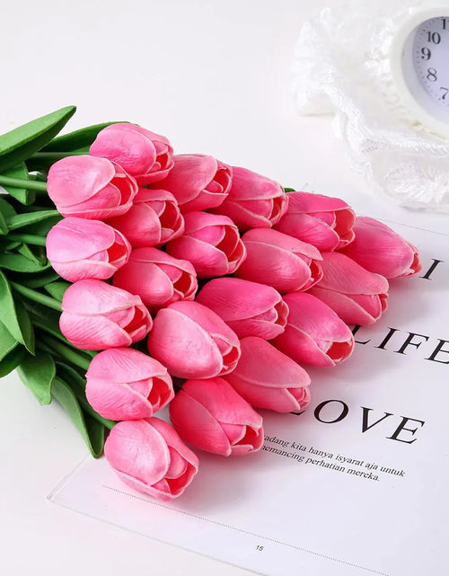 Load image into Gallery viewer, Real Touch Artificial Tulips – DIY Bouquet Flowers for Home Decor, Weddings &amp; Gifts
