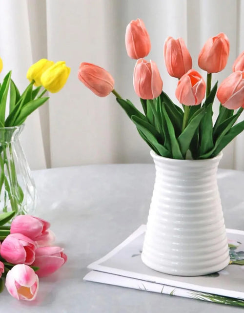 Load image into Gallery viewer, Real Touch Artificial Tulips – DIY Bouquet Flowers for Home Decor, Weddings &amp; Gifts

