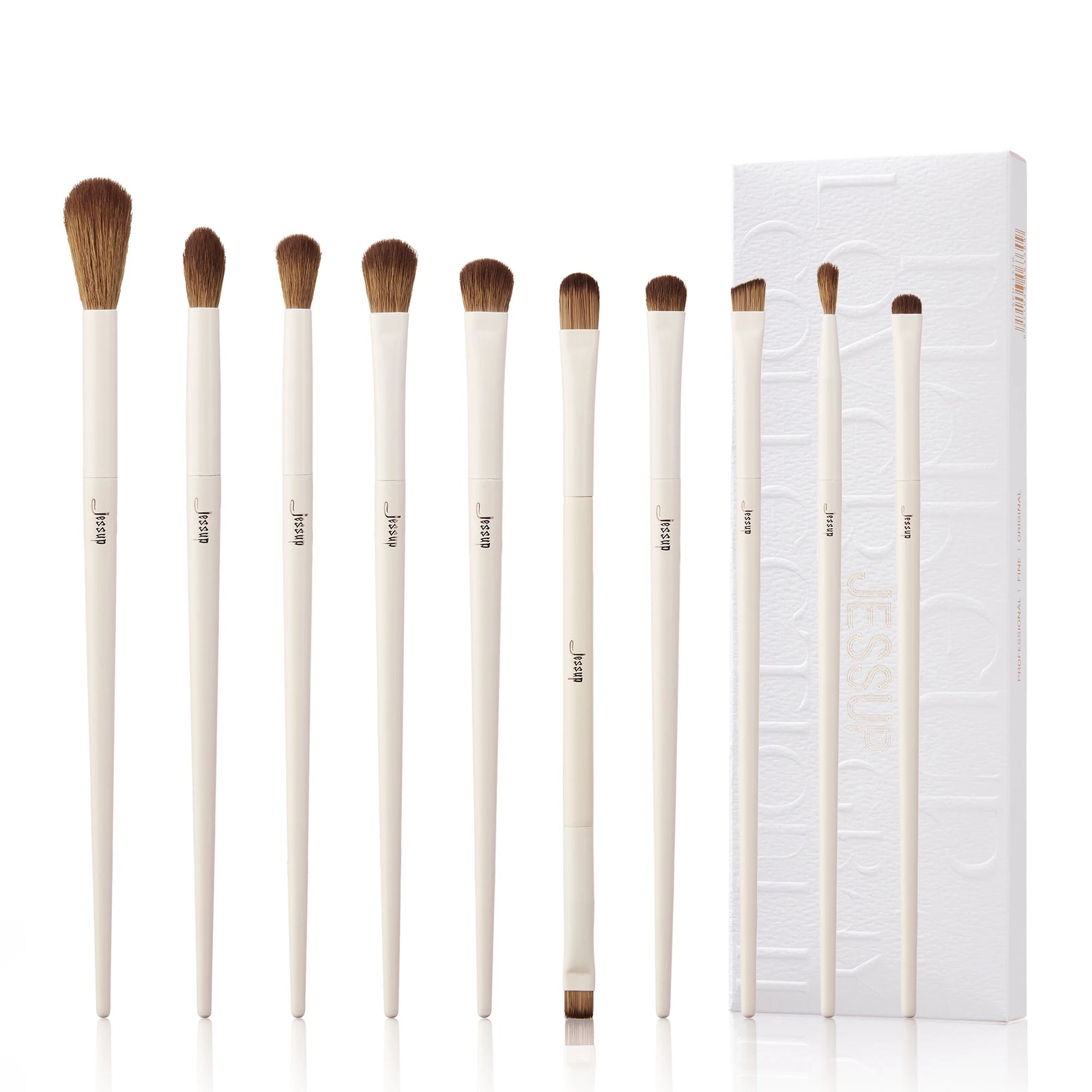 Makeup Brushes 10-14Pc Makeup Brush Set Synthetic Foundation Brush Powder Contour Eyeshadow Liner Blending Highlight T329
