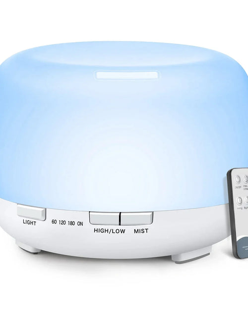 Load image into Gallery viewer, Ultrasonic Aroma Humidifier with Remote &amp; LED Light
