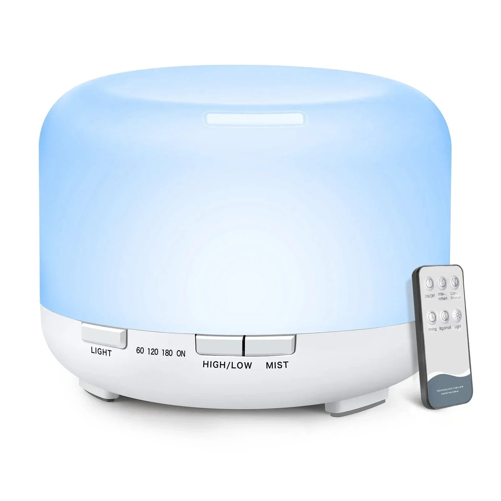 Ultrasonic Aroma Humidifier with Remote & LED Light