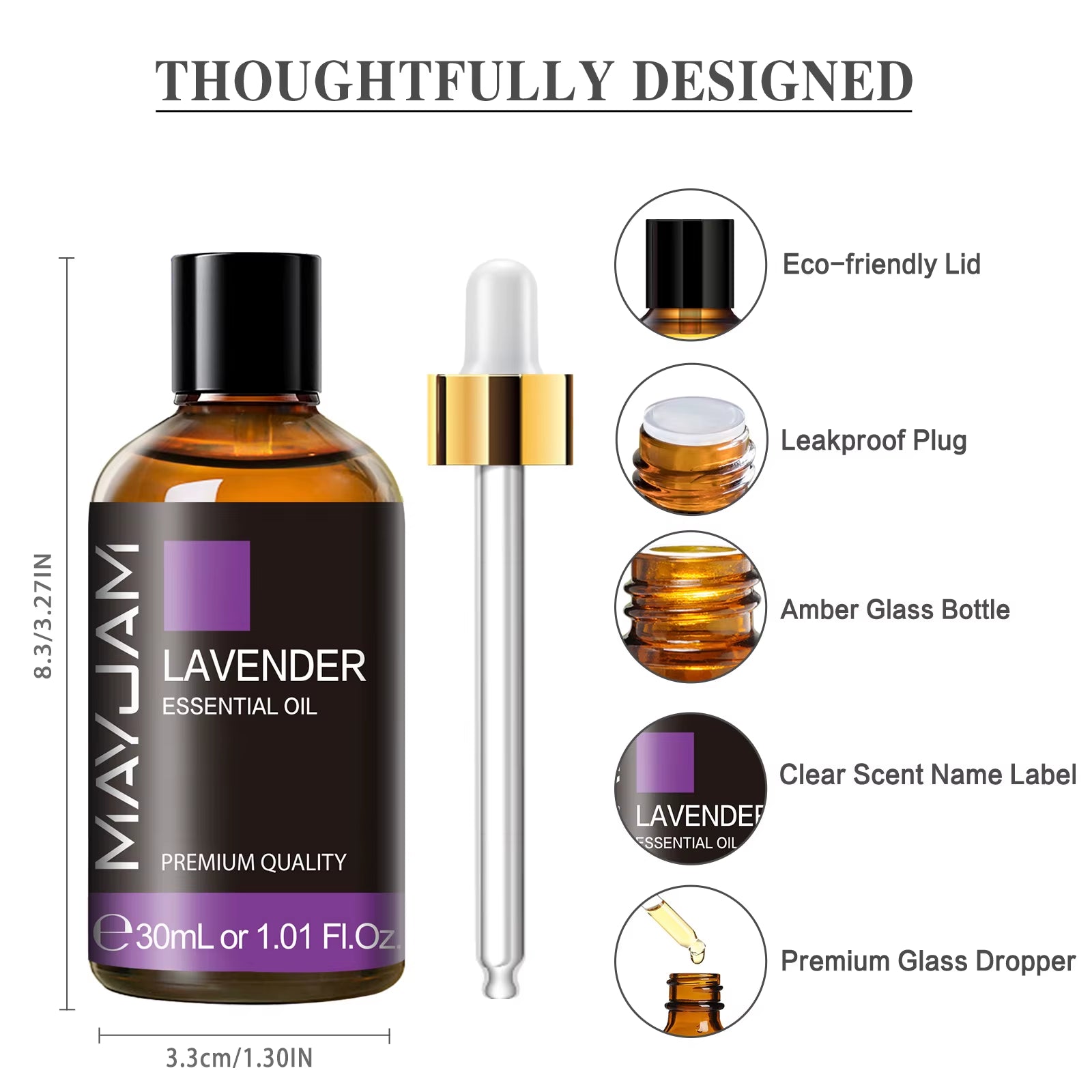  30ML Aromatherapy Essential Oil  for Diffuser Candle Soap