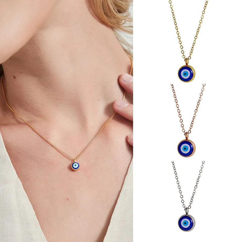 Evil Eye Charm Pendant • Trendy Best Friend Gift 