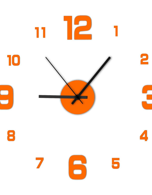 Load image into Gallery viewer, Creative Frameless DIY Wall Clock Wall Decal Home Silent Clock Living Room Office Wall Decoration
